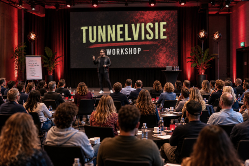 Danny Grootveld als keynote spreker over Tunnelvisie - Kind van de 'Maasbach sekte'